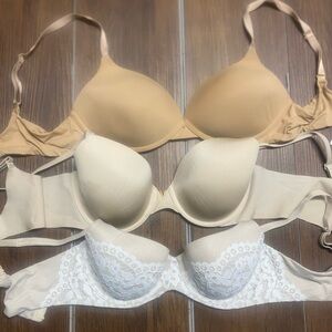 Victoria's Secret Nude Bra Bundle 36C